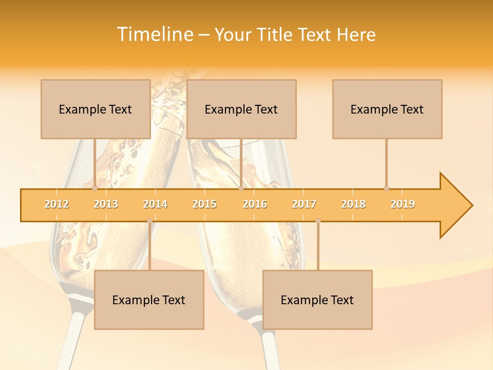 Celebration Banquet Splashing PowerPoint Template