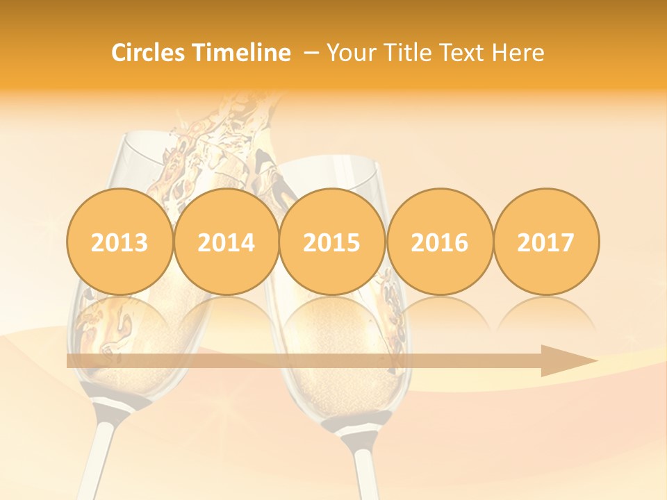 Celebration Banquet Splashing PowerPoint Template