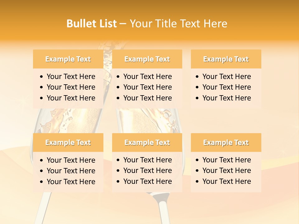 Celebration Banquet Splashing PowerPoint Template