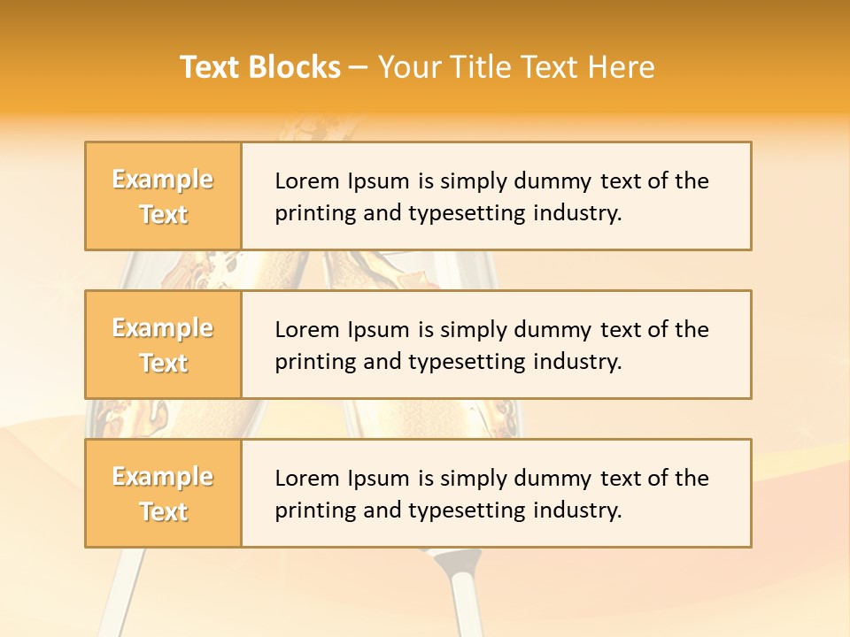 Celebration Banquet Splashing PowerPoint Template