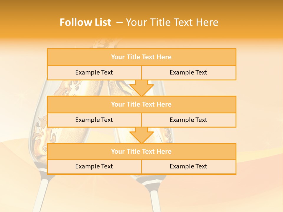 Celebration Banquet Splashing PowerPoint Template