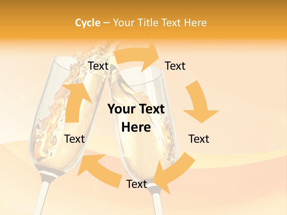 Celebration Banquet Splashing PowerPoint Template