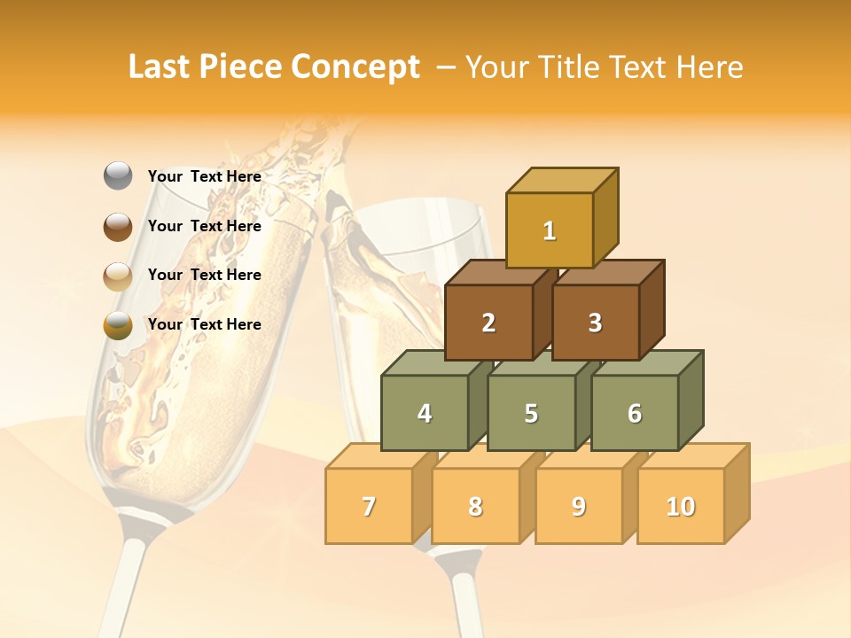 Celebration Banquet Splashing PowerPoint Template