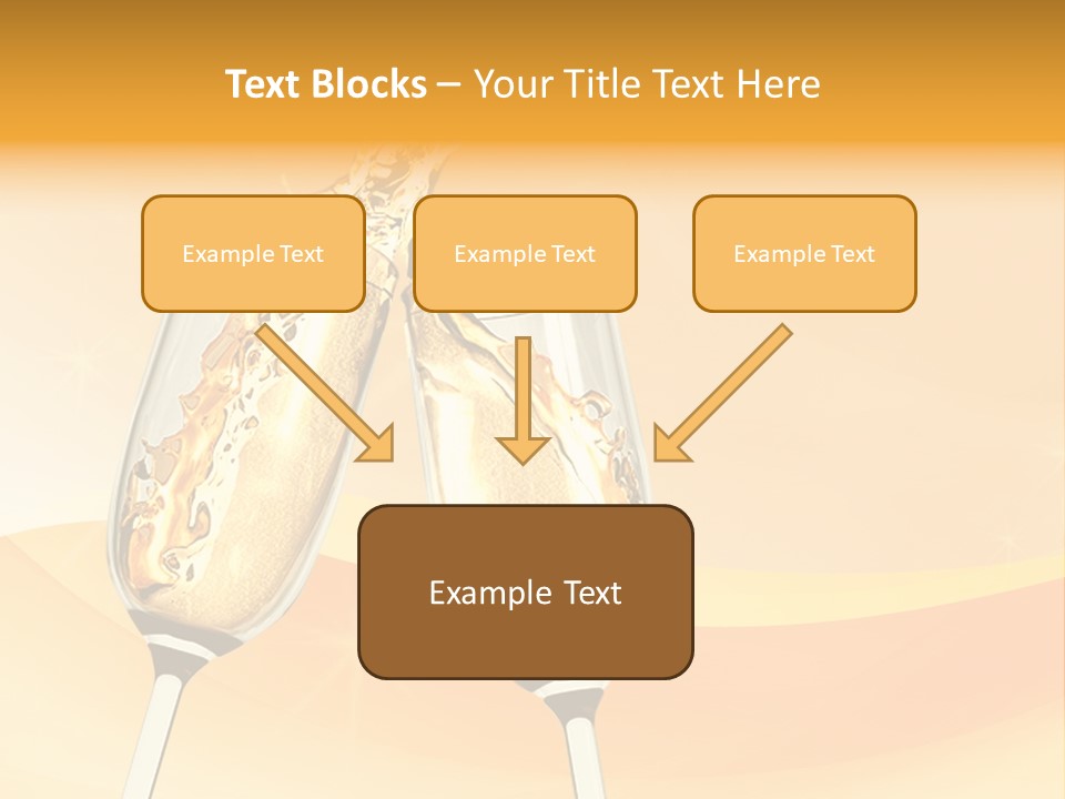 Celebration Banquet Splashing PowerPoint Template