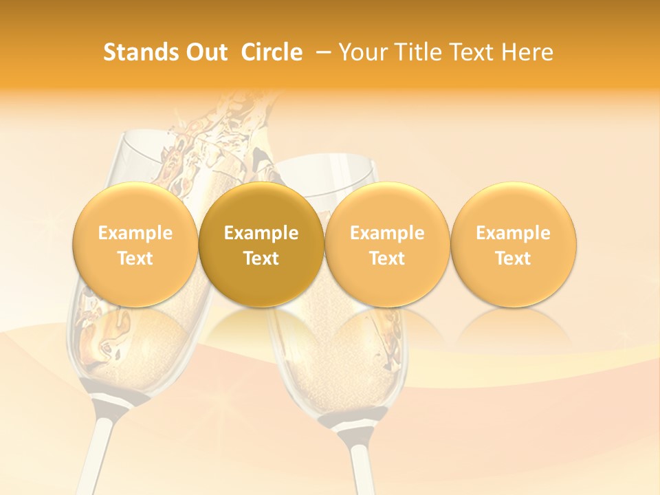 Celebration Banquet Splashing PowerPoint Template