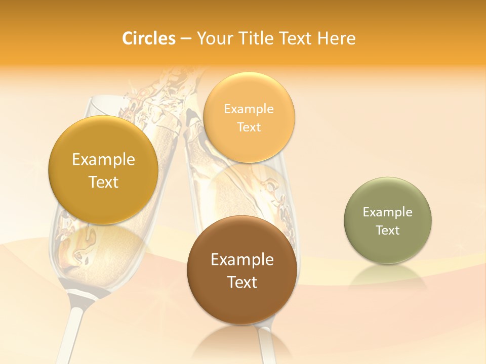 Celebration Banquet Splashing PowerPoint Template