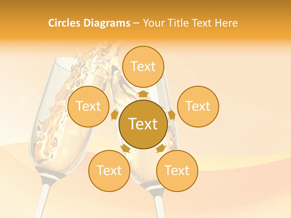 Celebration Banquet Splashing PowerPoint Template