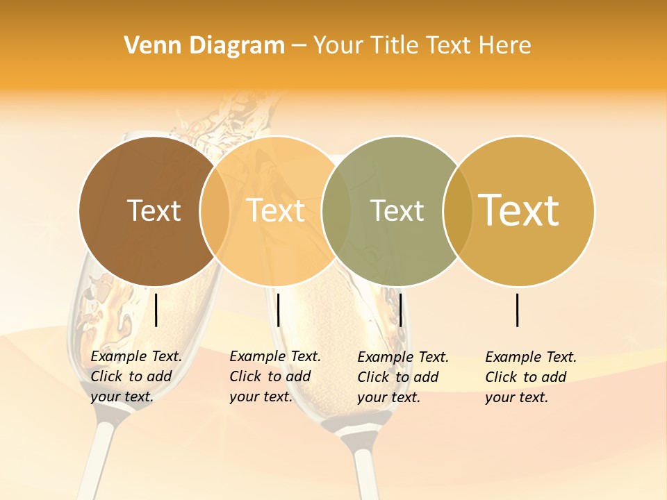 Celebration Banquet Splashing PowerPoint Template