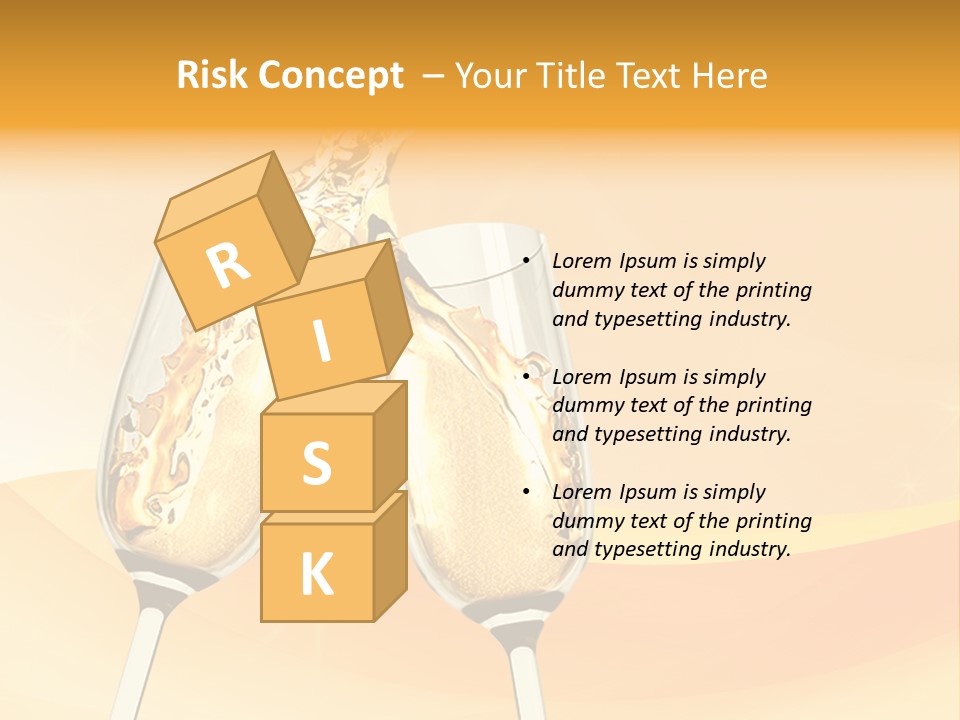 Celebration Banquet Splashing PowerPoint Template