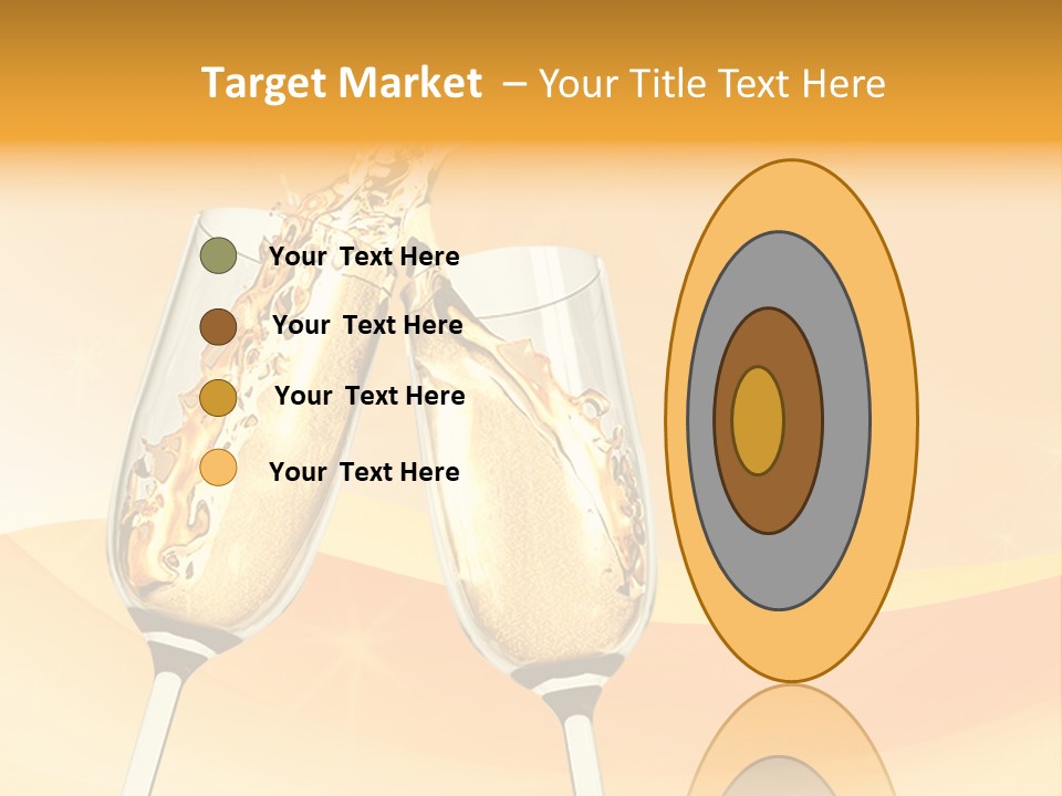 Celebration Banquet Splashing PowerPoint Template