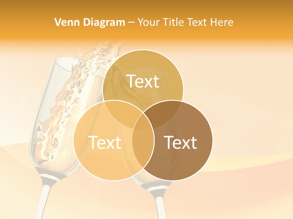 Celebration Banquet Splashing PowerPoint Template