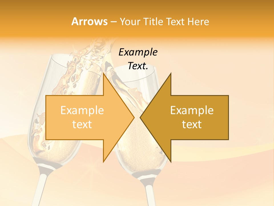 Celebration Banquet Splashing PowerPoint Template