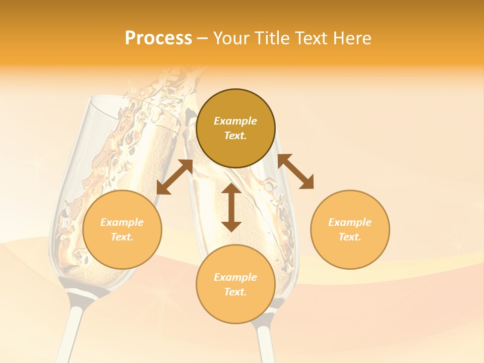 Celebration Banquet Splashing PowerPoint Template