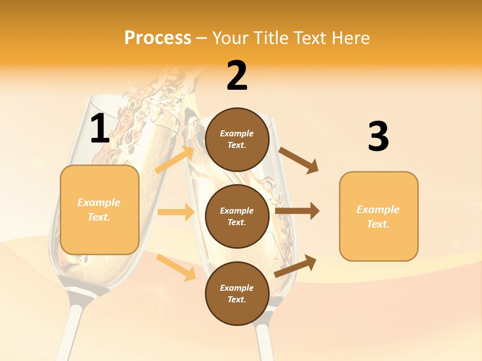 Celebration Banquet Splashing PowerPoint Template