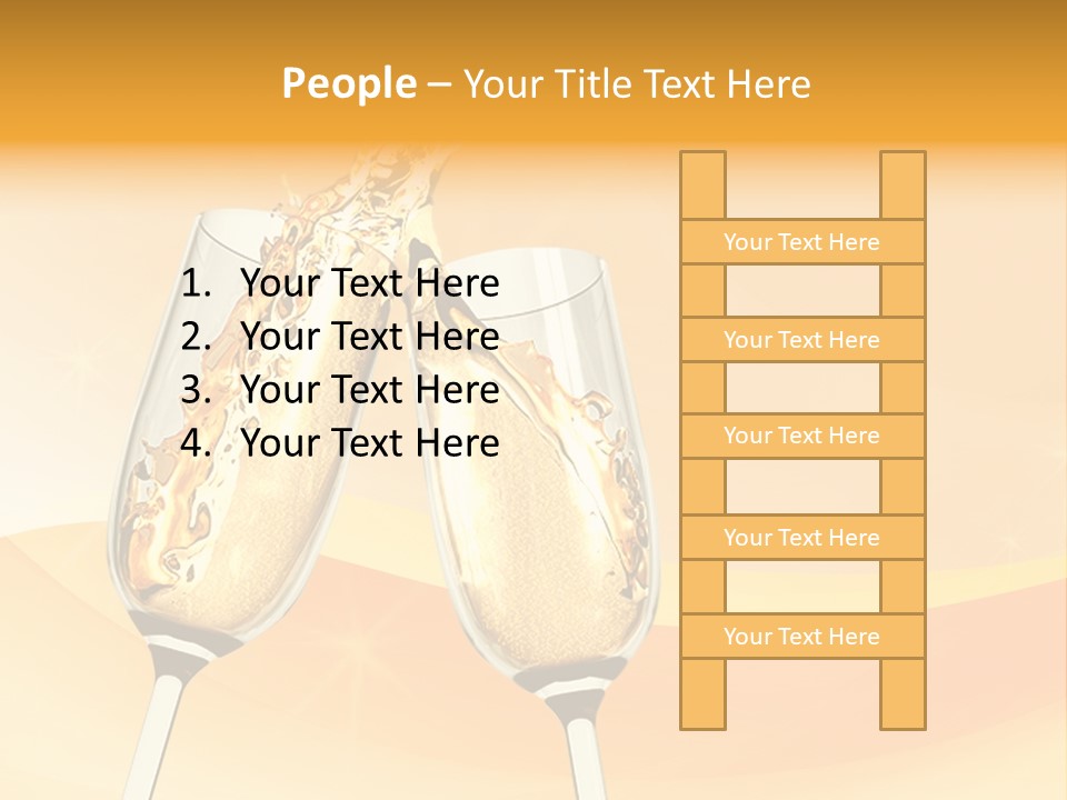 Celebration Banquet Splashing PowerPoint Template