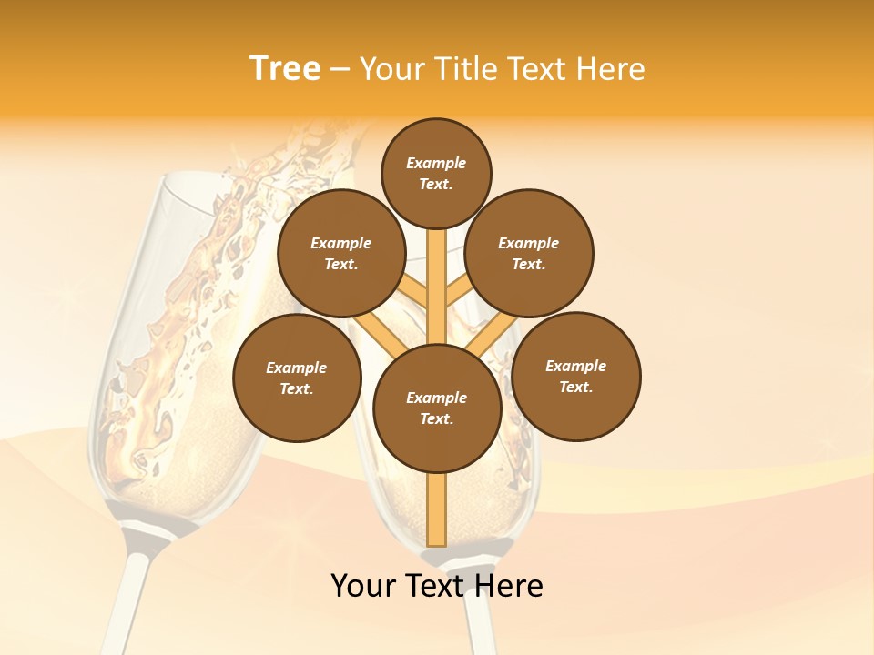 Celebration Banquet Splashing PowerPoint Template