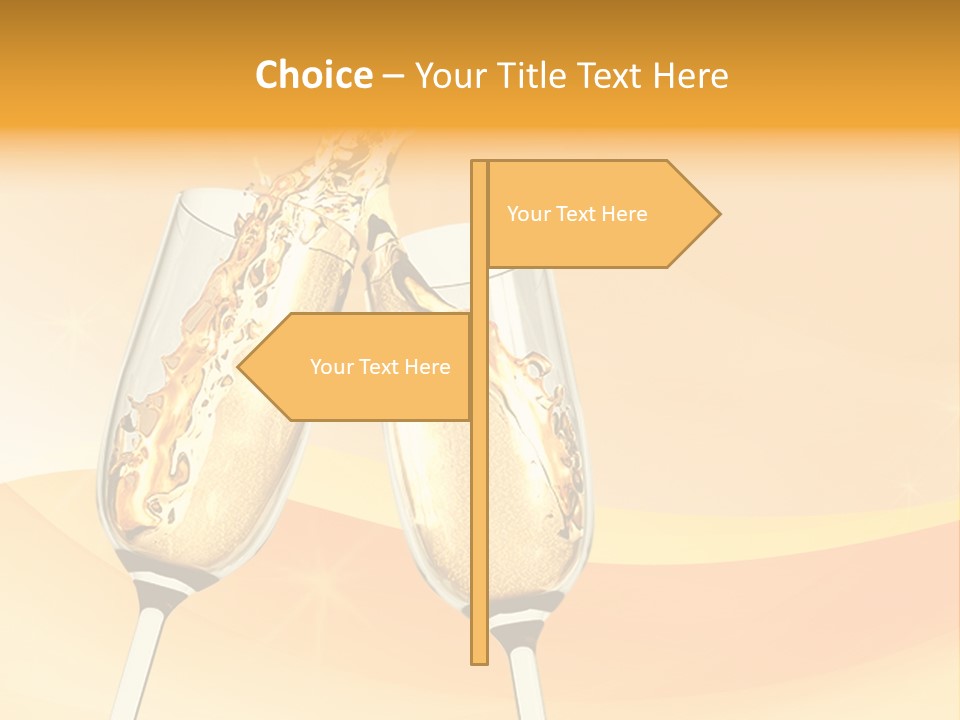 Celebration Banquet Splashing PowerPoint Template