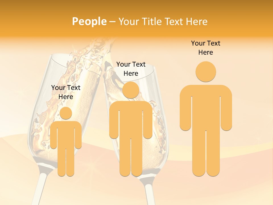 Celebration Banquet Splashing PowerPoint Template