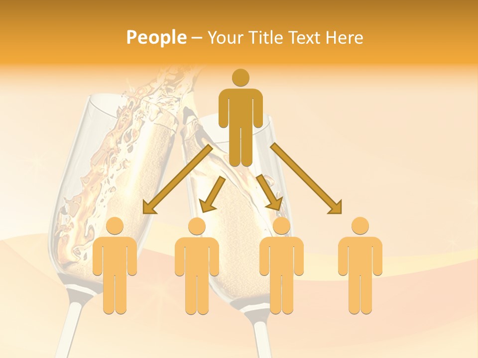 Celebration Banquet Splashing PowerPoint Template