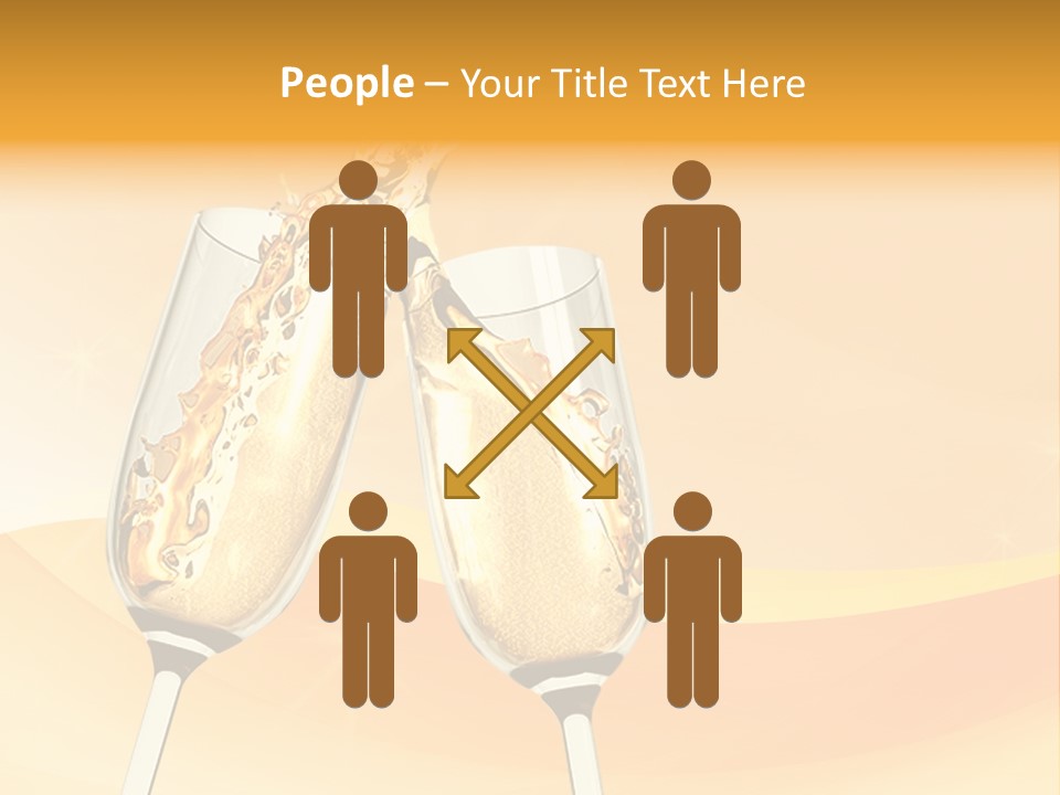 Celebration Banquet Splashing PowerPoint Template