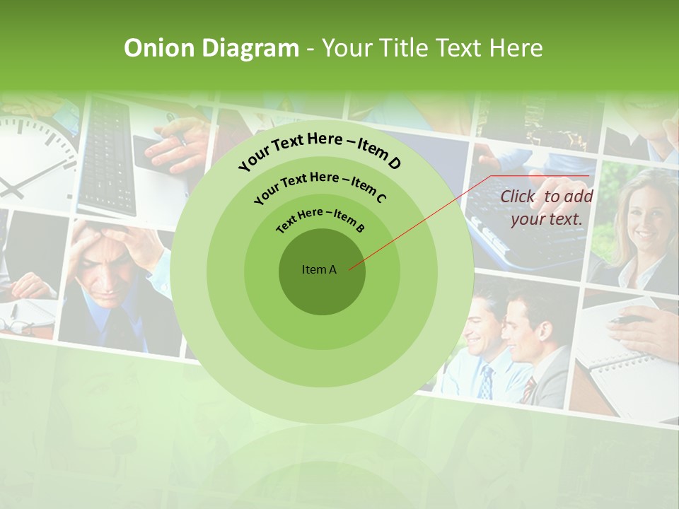 Background Building Woman PowerPoint Template