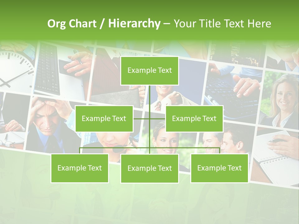 Background Building Woman PowerPoint Template