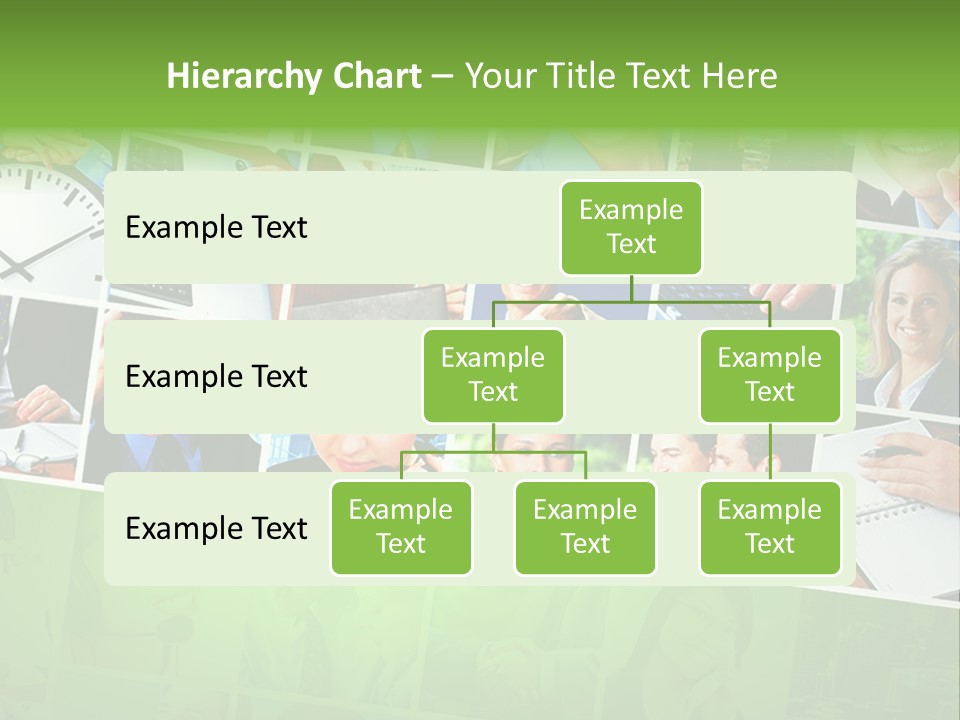 Background Building Woman PowerPoint Template