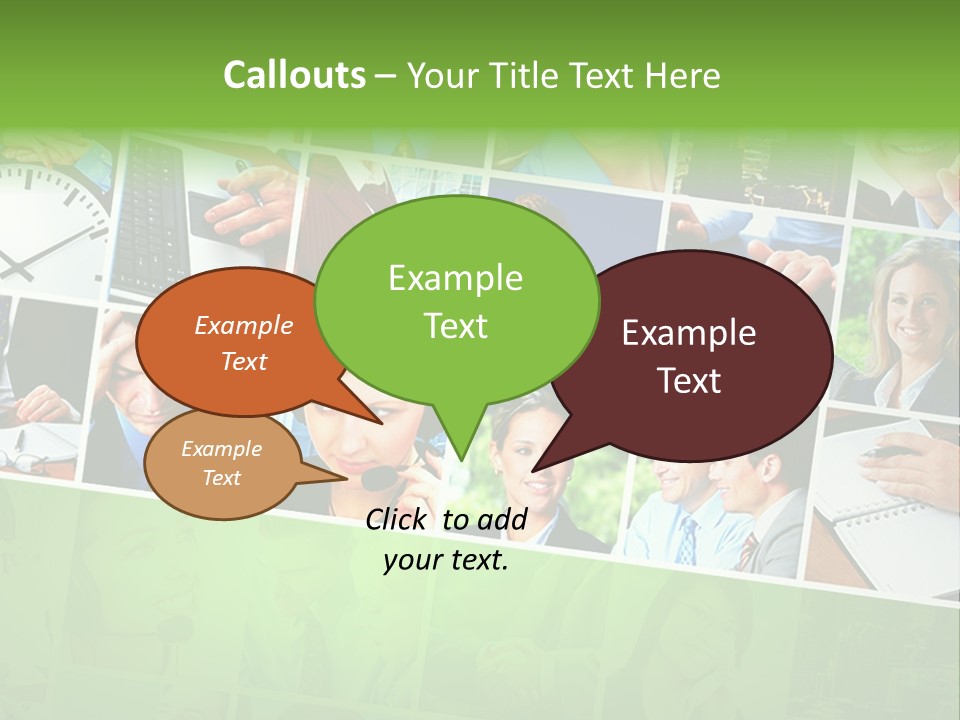 Background Building Woman PowerPoint Template