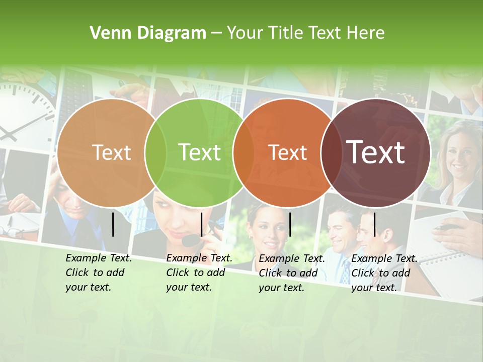 Background Building Woman PowerPoint Template