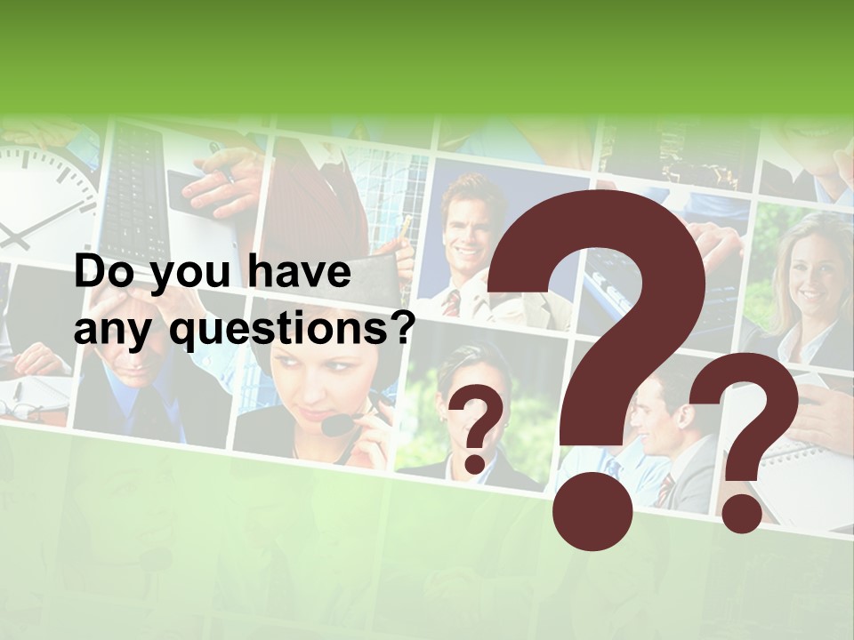 Background Building Woman PowerPoint Template