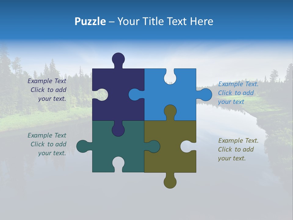 Silence Water Quiet PowerPoint Template