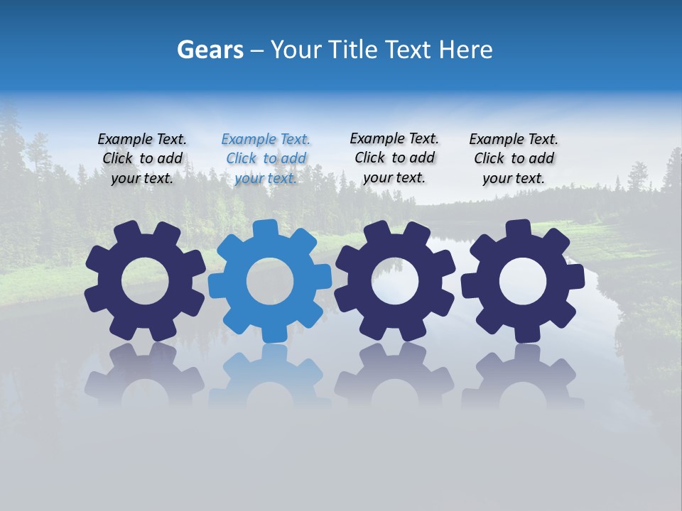 Silence Water Quiet PowerPoint Template