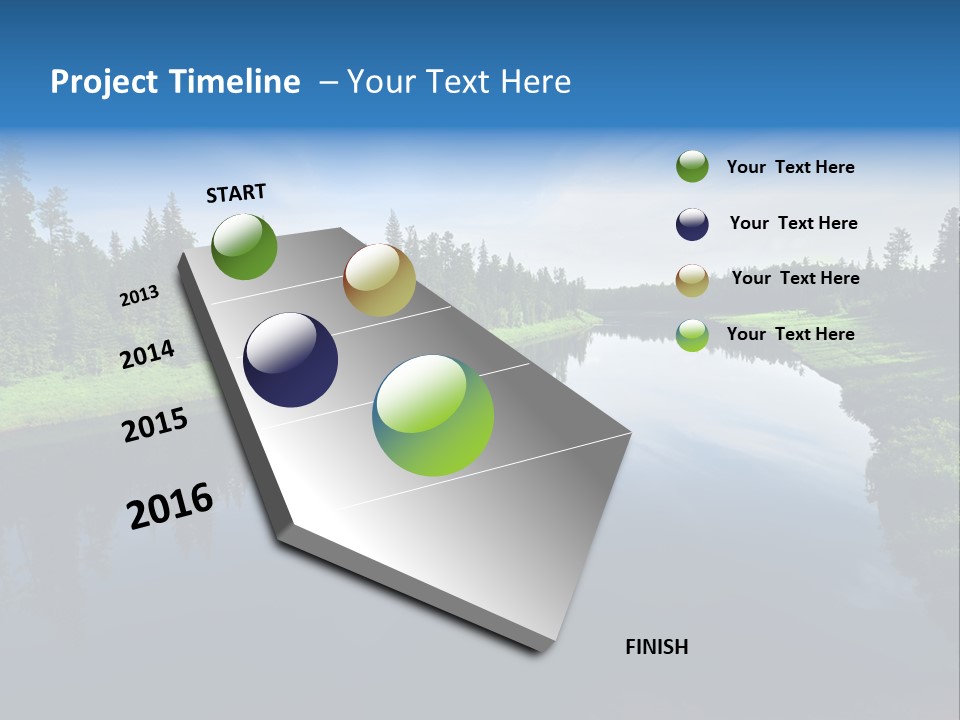 Silence Water Quiet PowerPoint Template