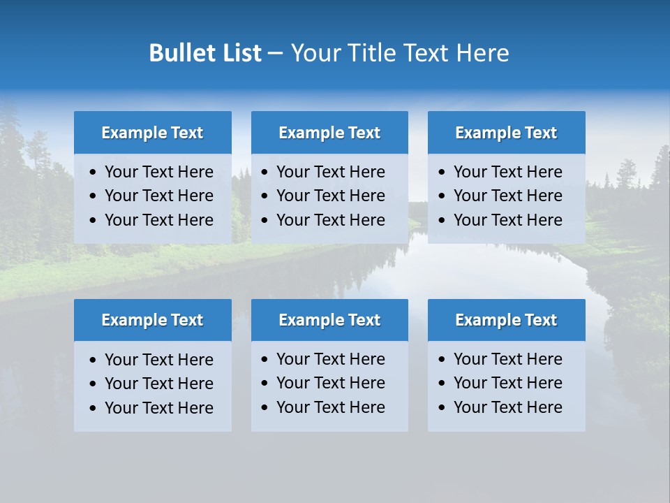 Silence Water Quiet PowerPoint Template