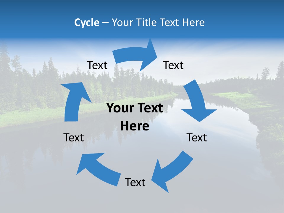 Silence Water Quiet PowerPoint Template