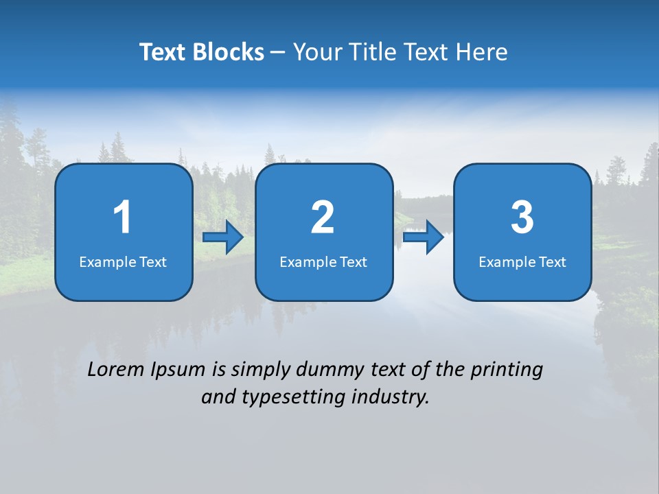 Silence Water Quiet PowerPoint Template