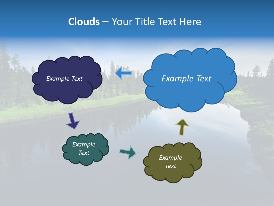 Silence Water Quiet PowerPoint Template