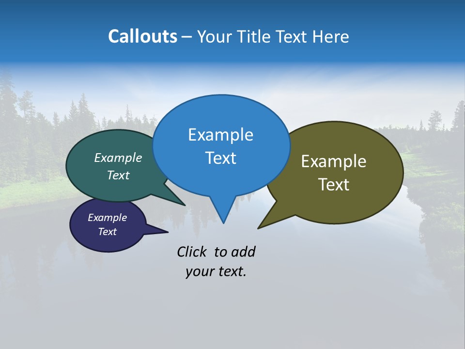 Silence Water Quiet PowerPoint Template