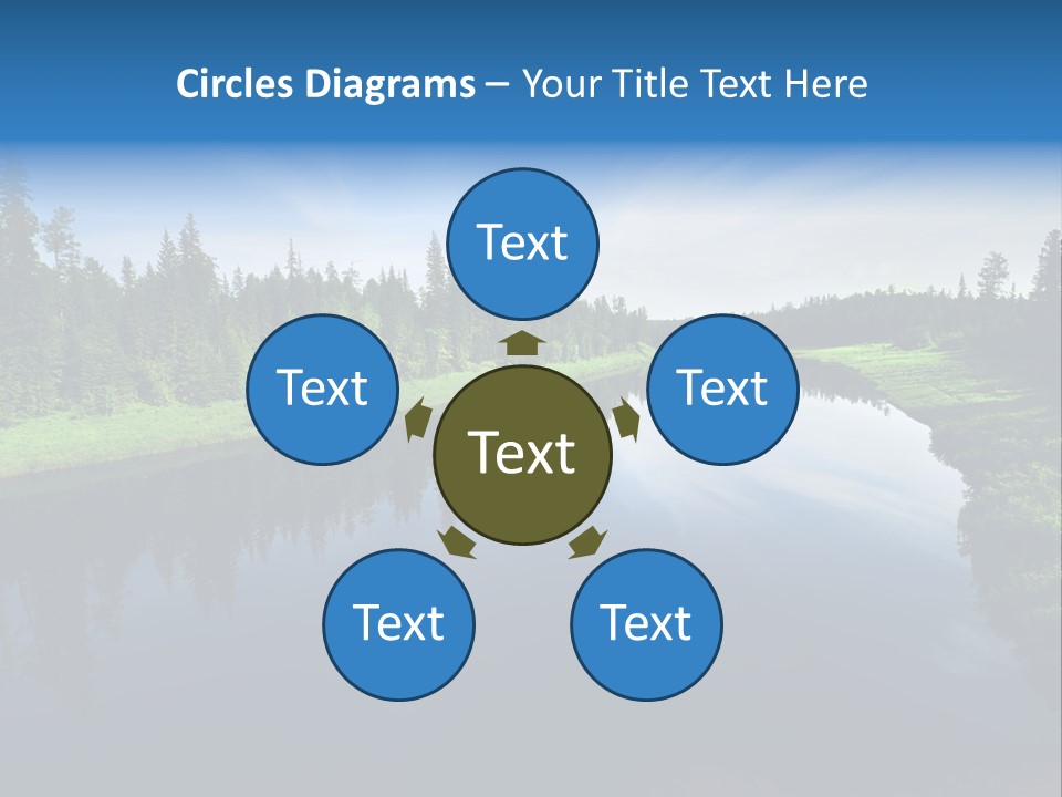 Silence Water Quiet PowerPoint Template