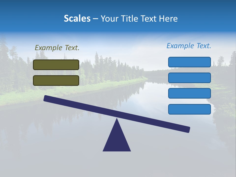 Silence Water Quiet PowerPoint Template