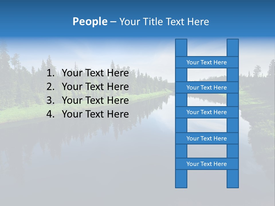 Silence Water Quiet PowerPoint Template