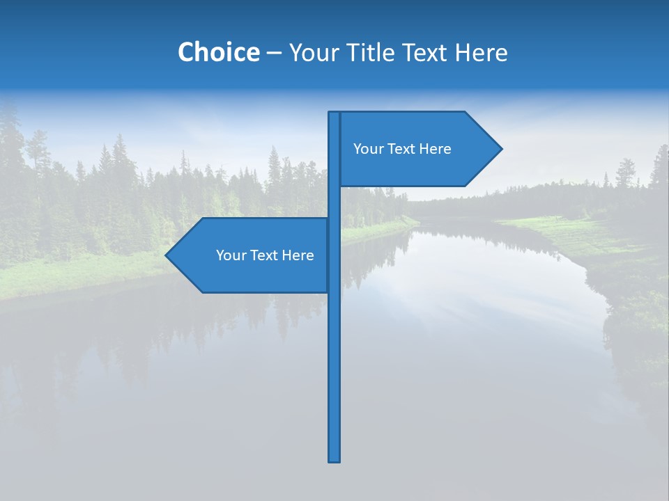 Silence Water Quiet PowerPoint Template