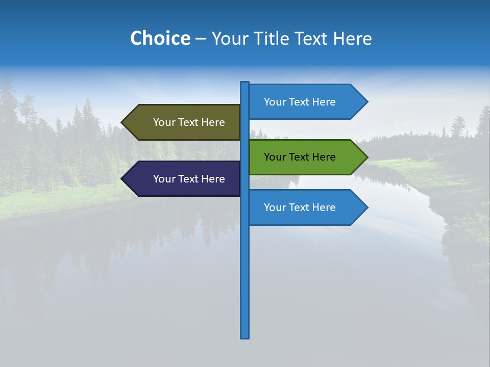 Silence Water Quiet PowerPoint Template