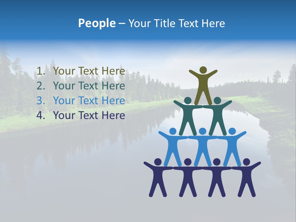 Silence Water Quiet PowerPoint Template