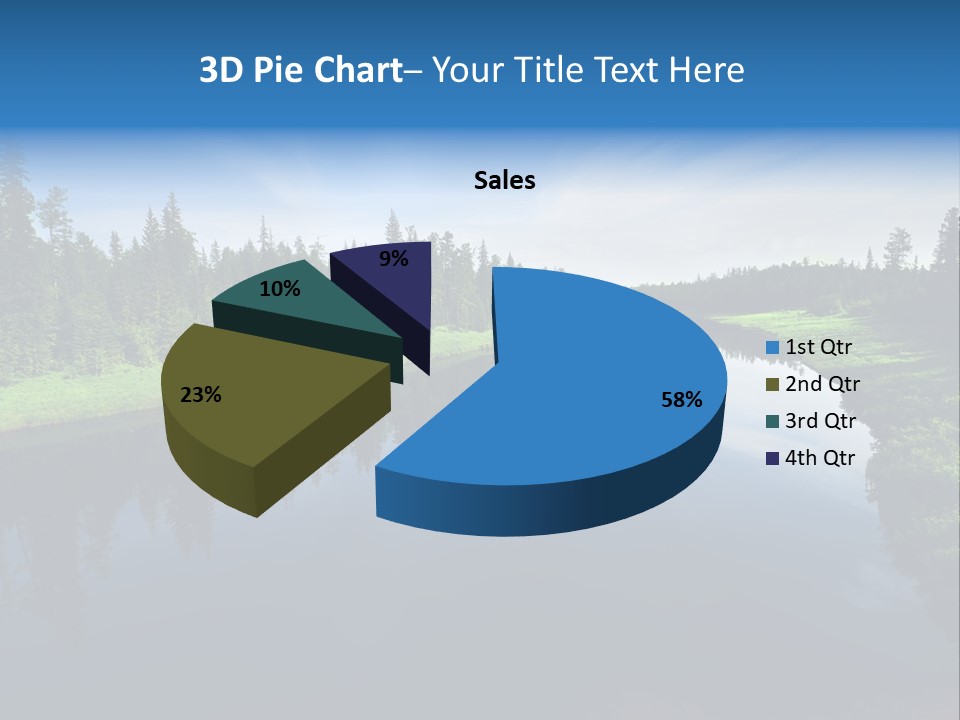 Silence Water Quiet PowerPoint Template