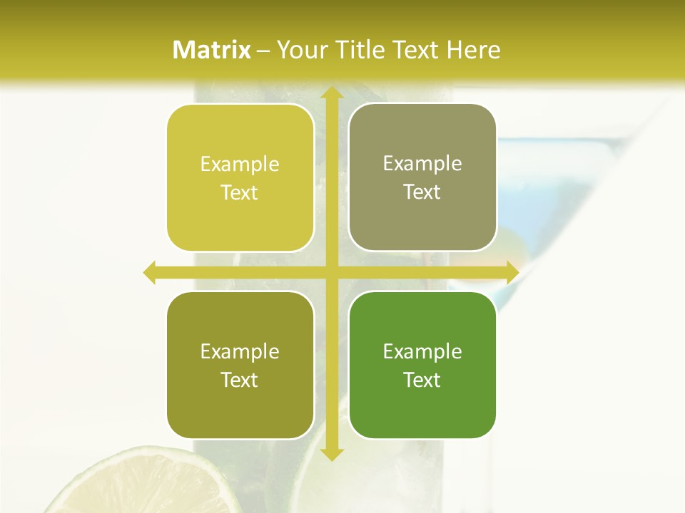 White Taste Physalis PowerPoint Template