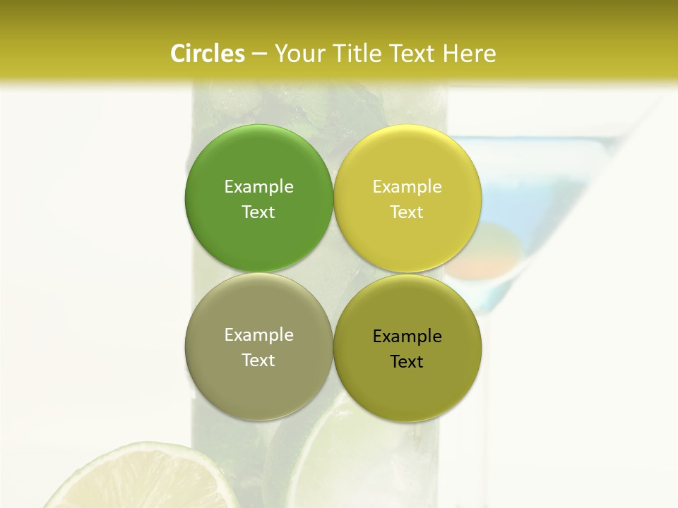 White Taste Physalis PowerPoint Template