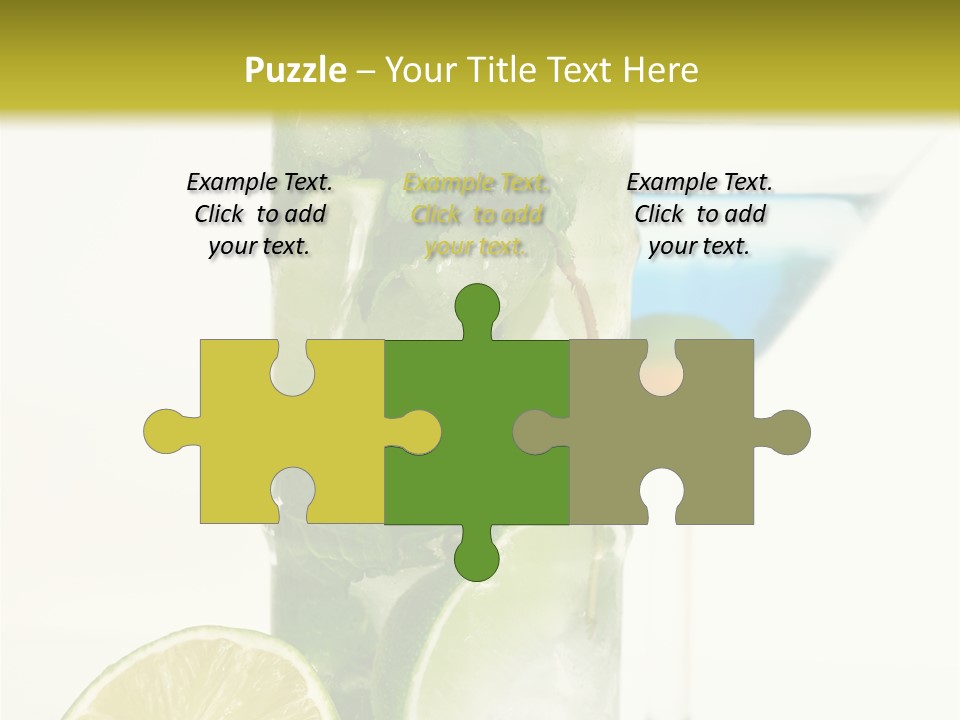 White Taste Physalis PowerPoint Template