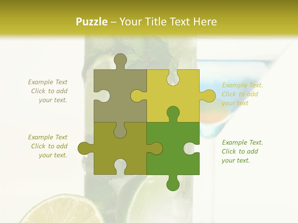 White Taste Physalis PowerPoint Template