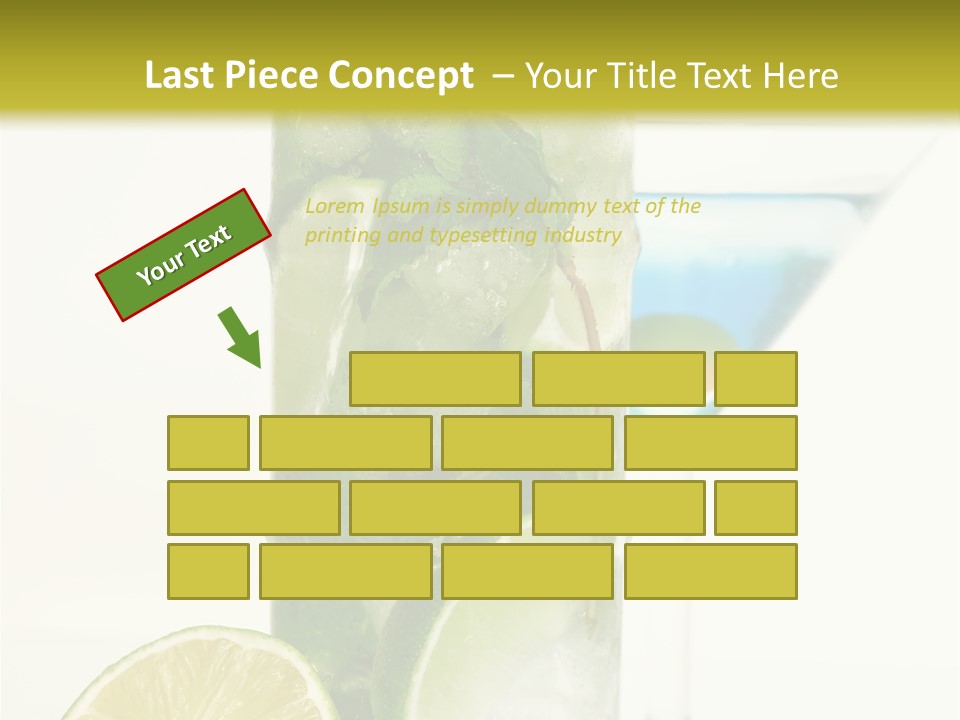 White Taste Physalis PowerPoint Template